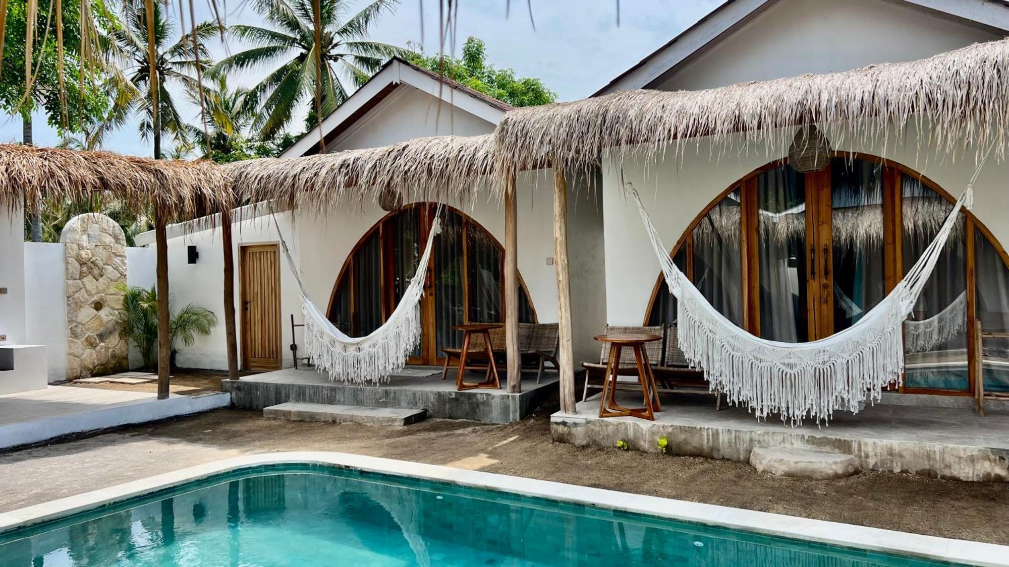 Rumah Canaria Bungalow Gili Trawangan Exterior photo